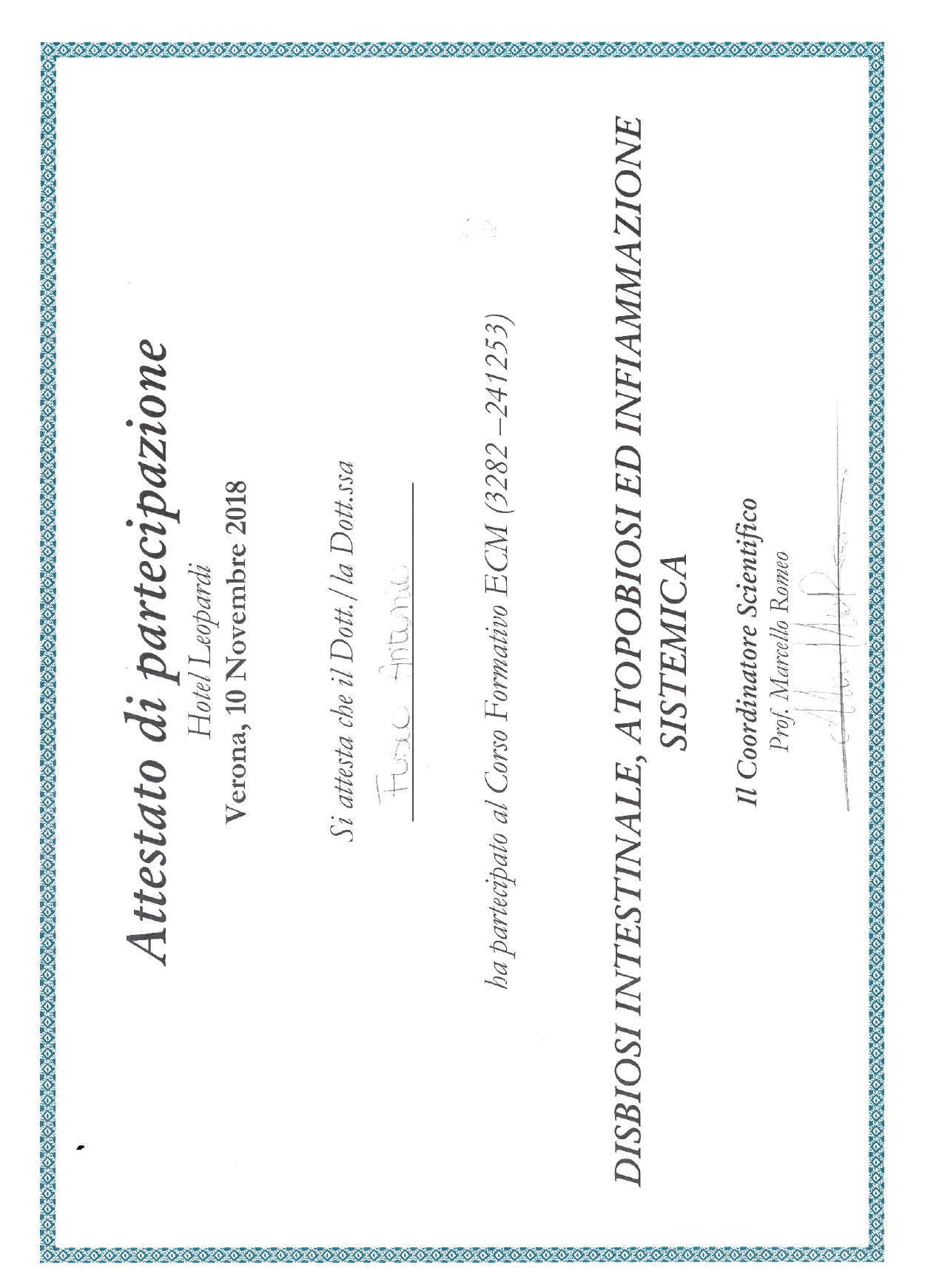 Certificato 5